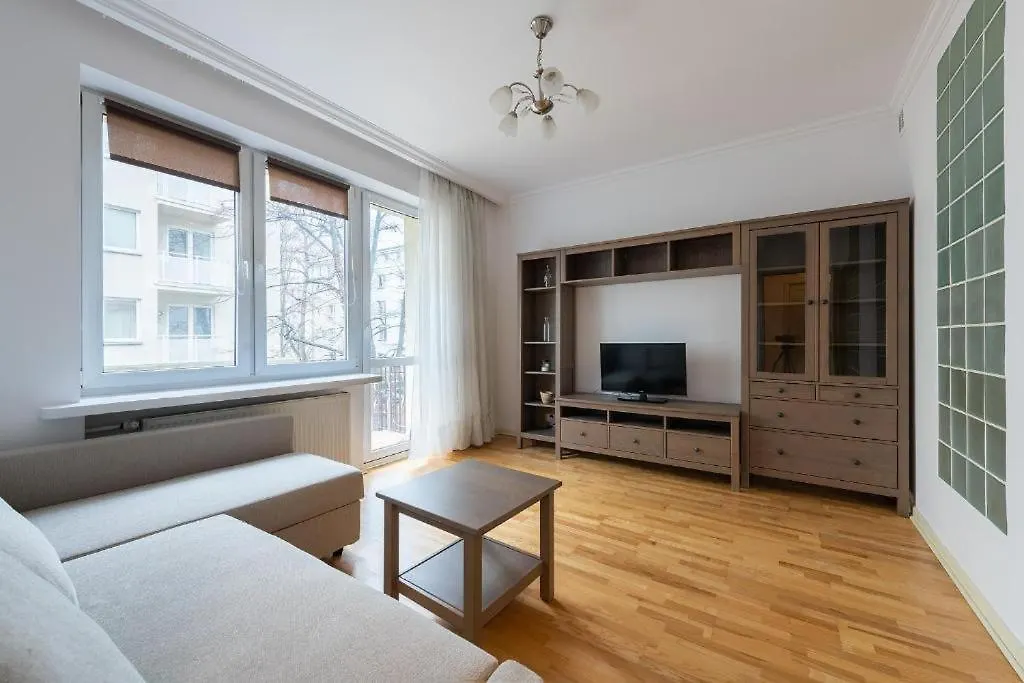 Orla 6: Private Apartment with Separate Bedroom and Balcony Near Metro Warsaw 0*,  Poland